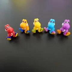 スーパーマリオ バスボール ヨッシー マスコット 5種セット