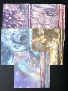 デザインペーパー　100枚　各1柄　ハンドメイドコラージュ　紙モノ　クラフト