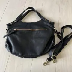 Dakota ハンドバッグ　ショルダーバッグ　ブラック　ダコタ 2way 本革