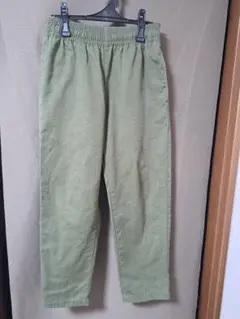 GU オリーブグリーン ウエストゴムパンツ