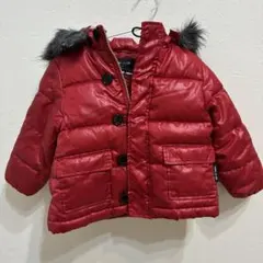 COMME CA ISM キッズ 中綿ジャケット レッド 90㎝　ダウンコートのサムネイル