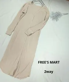 ♡ フリーズマート FREE'S MART リブニットロングワンピース