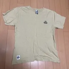 CHUMS ベージュ ロゴプリント Tシャツ Sサイズのサムネイル