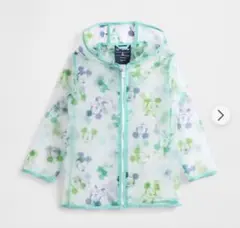 現行品ミッキーマウス 透明レインコート 80