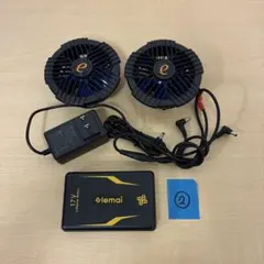 空調服用充電器、防塵カバー付き ファンセット elemai 28V 新品 - メルカリ