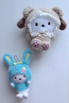 サンリオ ポチャッコ　マスコット ぬいぐるみ 2点セット