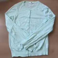 UNIQLO ミントグリーン 長袖カーディガン