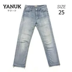 YANUK ANNETTE ヤヌーク アネット ストレート デニムパンツ 25のサムネイル