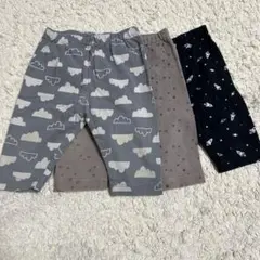 雲と星柄　宇宙柄　3枚セット80センチ