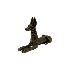 犬 置物 アヌビス 合金 エジプト神 オブジェ アンティーク インテリア 雑貨