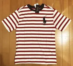 POLO RALPH LAUREN子供用Tシャツ半袖　赤白ボーダー