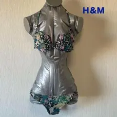 Ｈ＆Ｍ ボタニカル柄 ビキニ セパレート水着 上下 サイズEU38 EU32のサムネイル