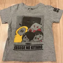 ゲゲゲの鬼太郎 半袖Tシャツ グレー
