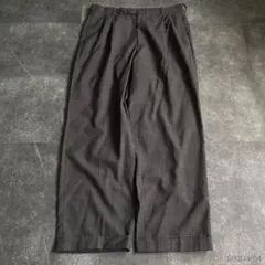 90s 00s ツータックワイドスラックス グレー系 - メルカリ