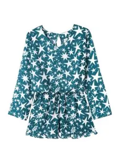 PEACH JOHNルームウェア★スタープリントロンパース