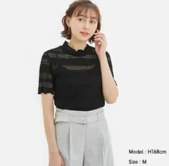 新品　GU　●3枚セット●　黒・白・緑XXL　レースコンパクトT 大きめ