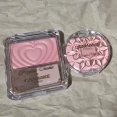 CANMAKE パウダーチークス P01 クリームチーク P06 2点セット