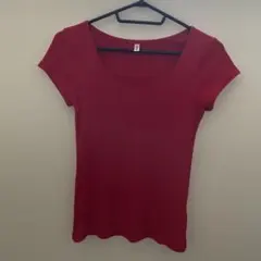 ROYAL PARTY リブ 半袖 Tシャツ レッドのサムネイル