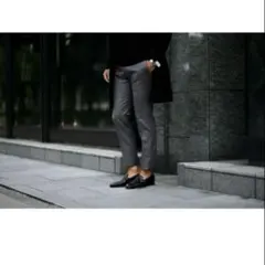 INCOTEX × BEAMSF別注 フランネルスラックスパンツ スリムフィット