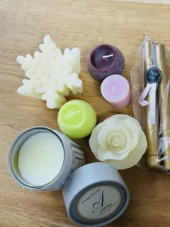 新品　キャンドル セット　アロマキャンドル　スター　ローズ　その他