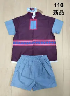 新品 ＊ 【110】 ディズニー　クリストフ　なりきり　セットアップ　アナ雪