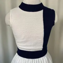 ニットノースリーブトップス