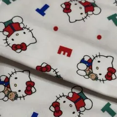 サンリオ　ハローキティ　キティちゃん　アルファベット　カラフル　綿生地　日本製