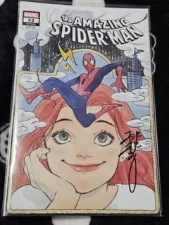 ￼peach momoko桃桃子 直筆サイン Spider-Man SPIDER-MAN #11 PEACH MOMOKO 1:100 Virgin Ratio Variant – The 616