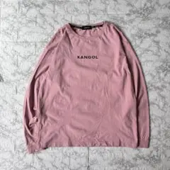 KANGOL オーバーサイズロンT ロゴT ゆるだぼ y2k ギャル男 平成のサムネイル