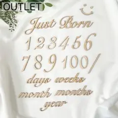 【OUTLET】木製 レターバナー 月齢フォト 20点セット / C