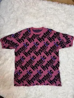 Hysteric Glamour 総柄ロゴ 半袖ニットのサムネイル