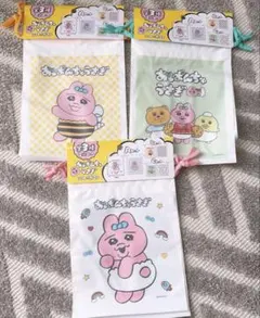 おぱんちゅうさぎ ソフト巾着 きいろいくま ちいかわ ギフト袋 バッグ 小物入れ