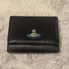 Vivienne Westwood 三つ折り財布 オーブ がま口 ナッパレザー