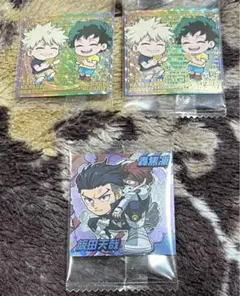 ヒロアカ　ウエハースシール　PUR 緑谷出久　爆豪勝己