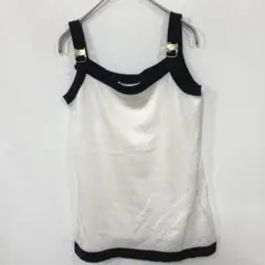 Salvatore Ferragamo キャミソール（XS）白 トリム イタリアのサムネイル
