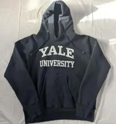 【米国製】Champion 赤タグ リバースウィーブ YALEパーカー XL 紺