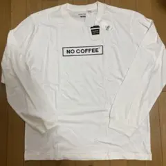 新品★NO COFFEE GLOBAL WORK 長袖Tシャツ ホワイト L