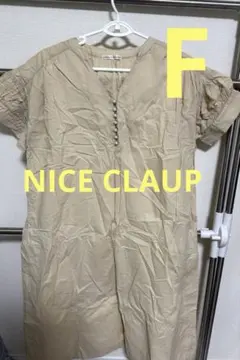 NICE CLAUP ワンピース F フリーサイズ
