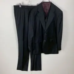 訳有美品 ALEXANDER JULIAN カノニコ 3ピース スーツセット 黒のサムネイル