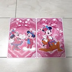 ミニー　パルパルーザ　グリーティングカード　2種