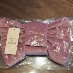 《新品未使用タグ付き》メゾンドフルール リボンベロアポーチ