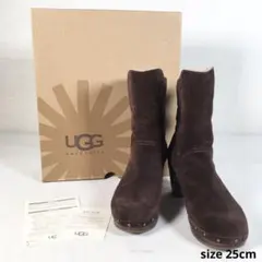 ☆★25㎝☆UGG アグ AMORET アモレット ブーツ ボア ブラウン系 茶のサムネイル