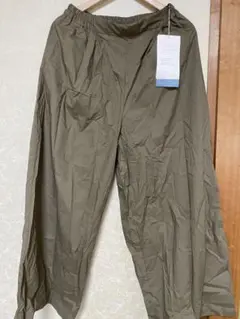 オリーブ色 ワイドパンツ マシンウォッシャブル