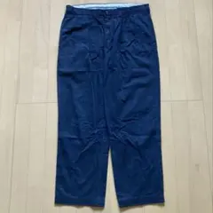 【90s】　ラルフローレン　ポロチノ　ネイビー　ワイド　2タックのサムネイル
