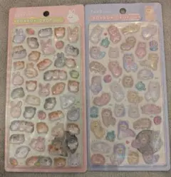 ボンボンドロップシール　モルモット＆ウサギ　アルパカ