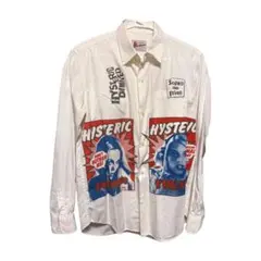 ヒステリックグラマー　プリント長袖シャツ
