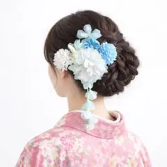 着物髪飾り　和装ヘッドドレス　結婚式　七五三　浴衣　成人式　振袖　つまみ細工