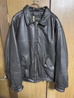 Eddie Bauar レザーダウンジャケット Legendタグ 短丈