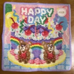 ラブラリーバイフェイラー　ハンカチ　happy birthday ポップ