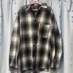 FB COUNTY CHECKER SHIRT XL ブラック/ホワイトチェックのサムネイル
